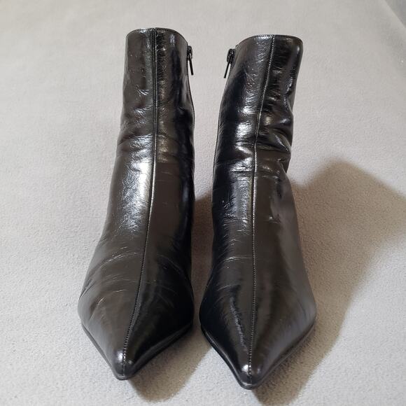 Jeffrey Campbell Sindee Boots in Black Size 8.5 JCAM-WZ1687 Kitten Heels - Picture 10 of 14